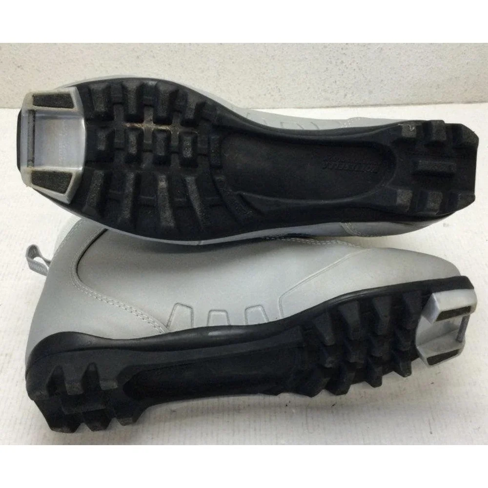 Rossignol X-1 Tour‎ Men's Nordic Ski Boots Size W9 Black And White Lace And Zip